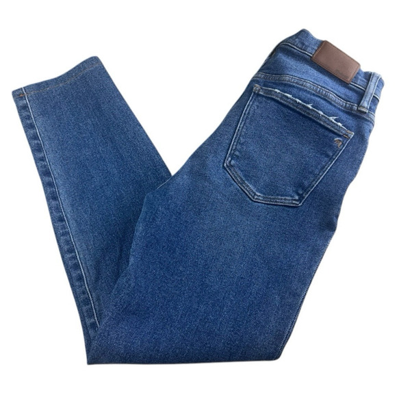 Madewell 9" Mid-Rise Skinny Jeans Pearson Wash Sz 28 Stretch Ankle 25" Inseam - Picture 11 of 11